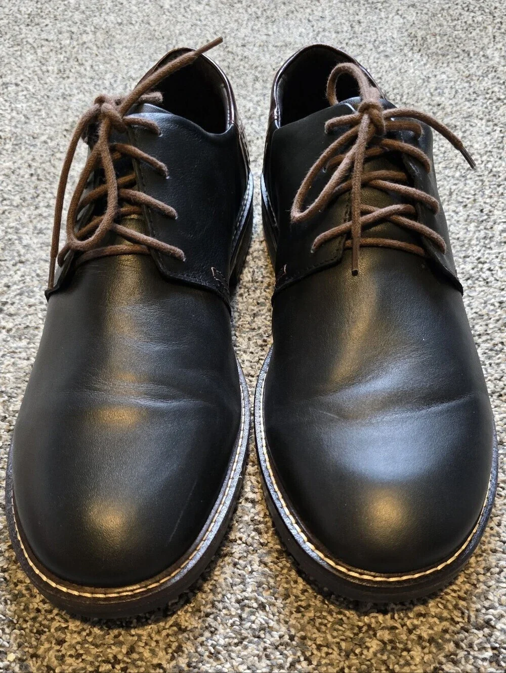 Naot Chief Men’s Black Walnut Leather Oxford Dress Shoes Size 13